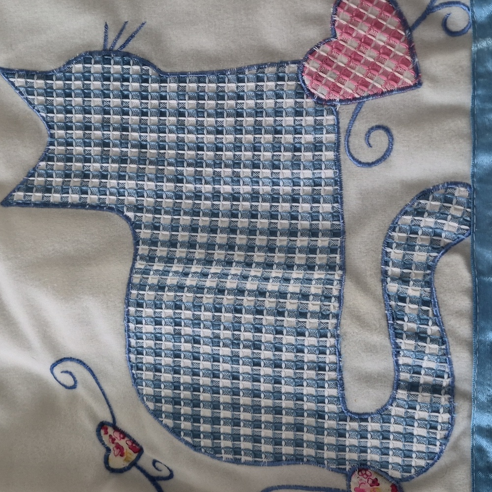 Sewing Machine Cover Patchwork Cat Design - Picture 4 of 9